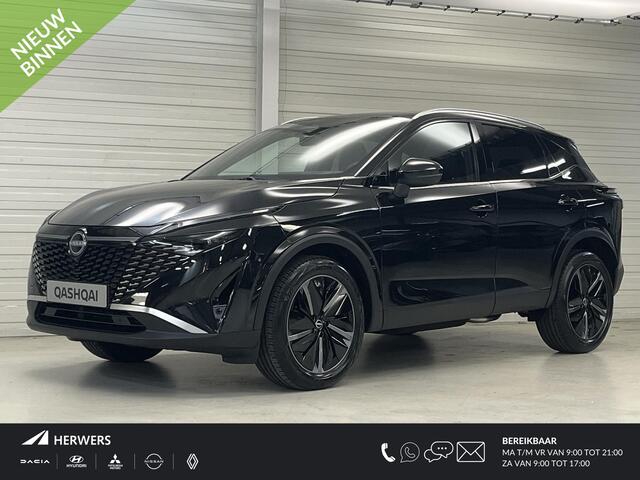 Nissan QASHQAI 1.3 MHEV Xtronic Tekna / ¤7000,- Nissan Voorraadvoordeel / Nieuw uit Voorraad Leverbaar / Zwart Interieur / Cold Pack / Panoramadak /