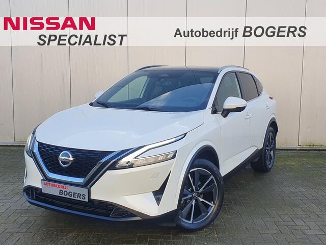 Nissan QASHQAI 1.3 MHEV Xtronic CVT Tekna + Design Pack Navigatie, Panoramadak, Climate Control, Cruise Control, Trekhaak, 360 Camera,