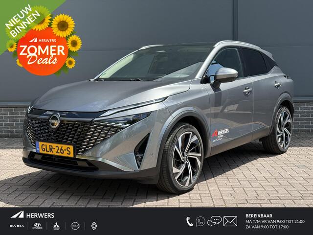 Nissan QASHQAI 1.5 e-Power N-Connecta / Apple carplay andorid auto / Panoramadak / Google Navi / Stuur&stoel verwarming / Adaptieve cruise control / 20'' LM Velgen / Climate control / PDC /