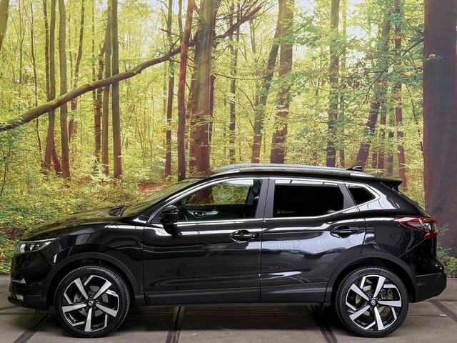 Nissan QASHQAI 1.2 Tekna Panoramadak 19 Inch LED 360 Camera Keyless Elek. Stoel Stoelverwarming Navi Trekhaak