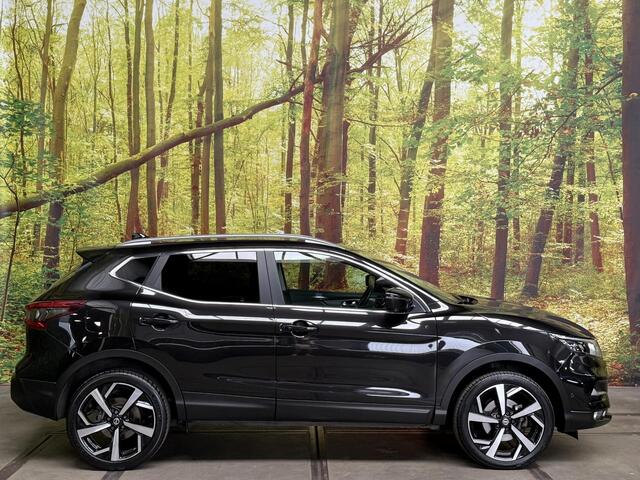 Nissan QASHQAI 1.2 Tekna Panoramadak 19 Inch LED 360 Camera Keyless Elek. Stoel Stoelverwarming Navi Trekhaak