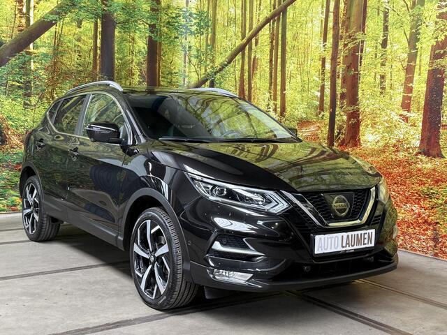 Nissan QASHQAI 1.2 Tekna Panoramadak 19 Inch LED 360 Camera Keyless Elek. Stoel Stoelverwarming Navi Trekhaak