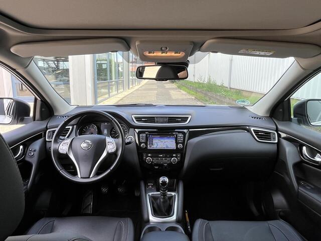 Nissan QASHQAI 1.2 Tekna | NL Auto/1e Eig./Voll.Historie/Navi/Leder/Pano.Dak/360° camera/Trekhaak