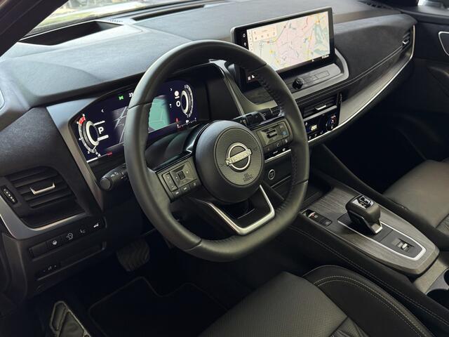 Nissan QASHQAI 1.3 MHEV 160PK TEKNA PLUS BOSE 20''LMV LEER ALCANTARA PANO MASSAGE BOSE STOEL/STUUR/RUIT VERW MATRIX.LED ELEK.KLEP HEADUP 20''LMV GOOGLE NAVI 03/2025 Ocean Deep