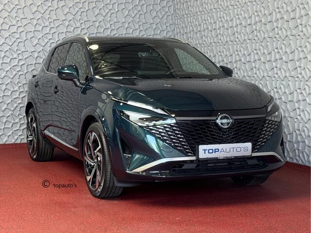 Nissan QASHQAI 1.3 MHEV 160PK TEKNA PLUS BOSE 20''LMV LEER ALCANTARA PANO MASSAGE BOSE STOEL/STUUR/RUIT VERW MATRIX.LED ELEK.KLEP HEADUP 20''LMV GOOGLE NAVI 04/2025