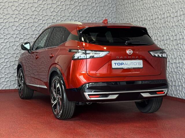 Nissan QASHQAI 1.3 MHEV 160PK TEKNA PLUS BOSE 20''LMV LEER ALCANTARA PANO MASSAGE BOSE STOEL/STUUR/RUIT VERW MATRIX.LED ELEK.KLEP HEADUP 20''LMV GOOGLE NAVI 04/2025