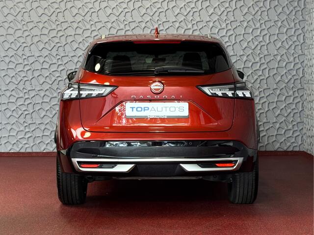 Nissan QASHQAI 1.3 MHEV 160PK TEKNA PLUS BOSE 20''LMV LEER ALCANTARA PANO MASSAGE BOSE STOEL/STUUR/RUIT VERW MATRIX.LED ELEK.KLEP HEADUP 20''LMV GOOGLE NAVI 04/2025