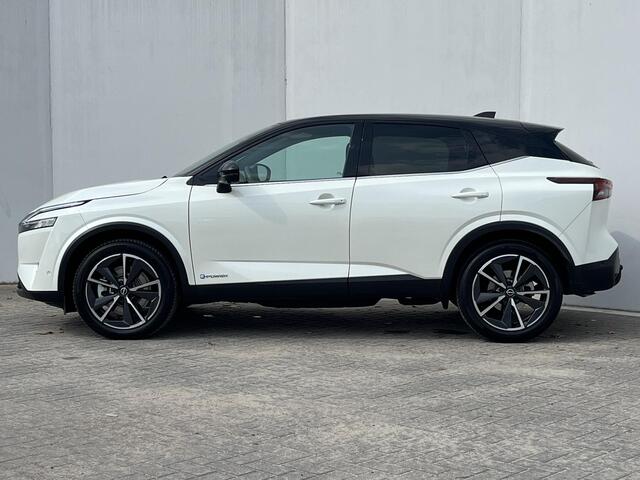 Nissan QASHQAI 1.5 e-Power Tekna Automaat / Dealer Onderhouden / Trekhaak (Trekgewicht 750kg) / HUD / 360° Camera / Apple Carplay & Android Auto / Adaptieve Cruise Control / Stuur- en Stoelverwarming voor / Voorruitverwarming / Keyless Entry & Start / Elektrische Achter