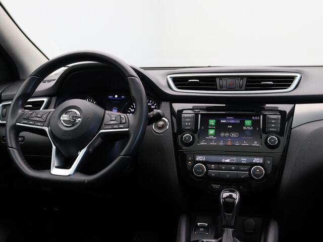 Nissan QASHQAI 1.3 DIG-T Tekna | Trekhaak | Rondomzicht camera | Climate control | Lederen bekleding | Panoramadak | Elektrische bestuurder stoel |
