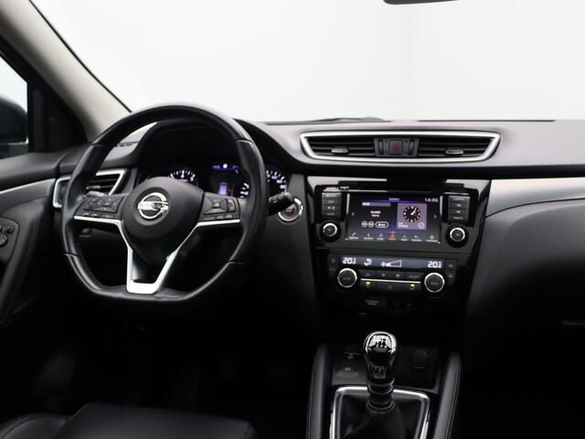 Nissan QASHQAI 1.3 DIG-T Business Edition | Panormadak | Half lederen bekleding | Stoelverwarming | Navigatie | Climate control | Rondomzicht camera |