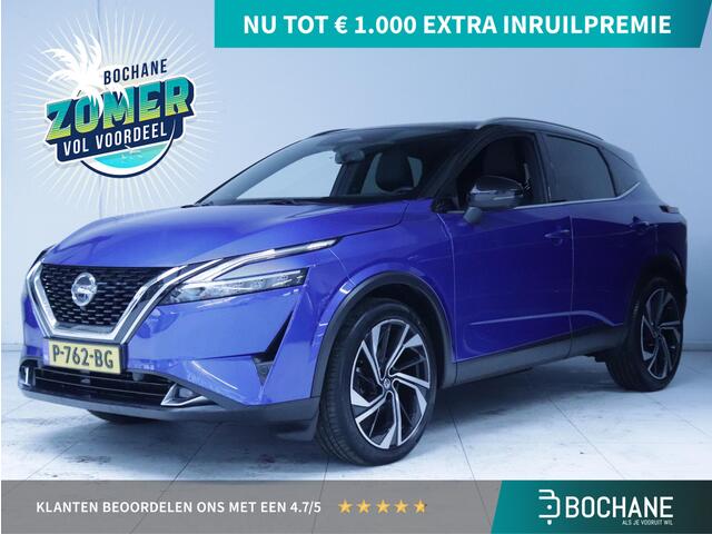 Nissan QASHQAI 1.3 MHEV Xtronic Tekna Plus Leder/Stoel/stuurverwarming/Panoramadak