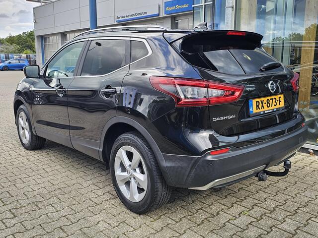Nissan QASHQAI 1.2 Business Edition 115 pk Automaat | Led verlichting | Panoramadak | Half leder | 360 camera | Stoelverwarming | Trekhaak | Perfect onderhouden etc.