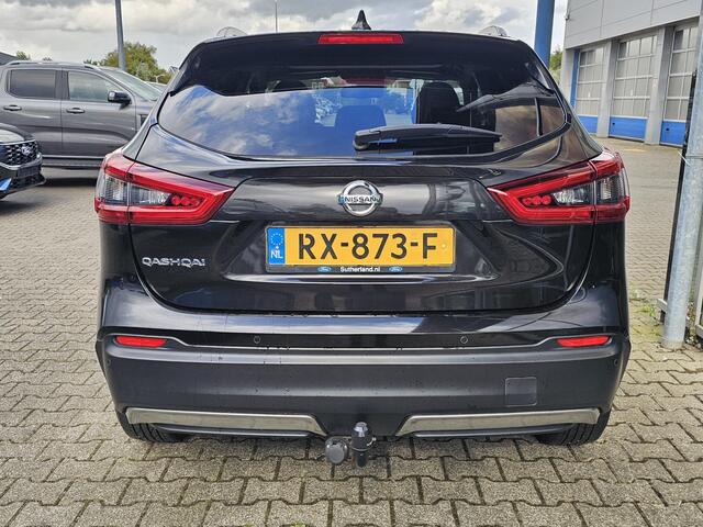 Nissan QASHQAI 1.2 Business Edition 115 pk Automaat | Led verlichting | Panoramadak | Half leder | 360 camera | Stoelverwarming | Trekhaak | Perfect onderhouden etc.