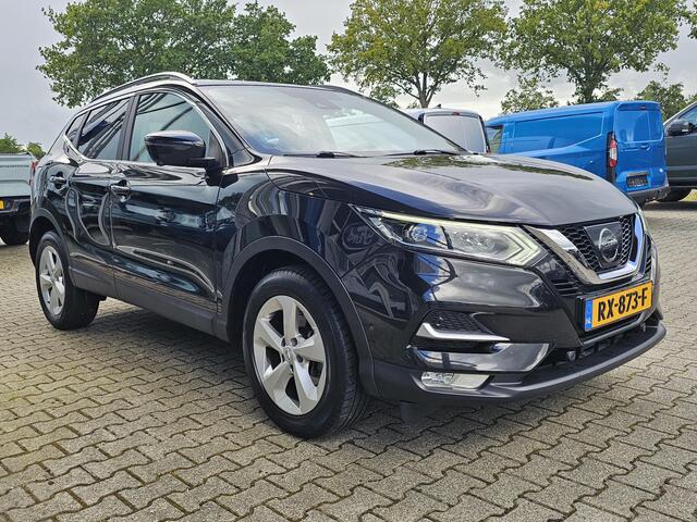 Nissan QASHQAI 1.2 Business Edition 115 pk Automaat | Led verlichting | Panoramadak | Half leder | 360 camera | Stoelverwarming | Trekhaak | Perfect onderhouden etc.