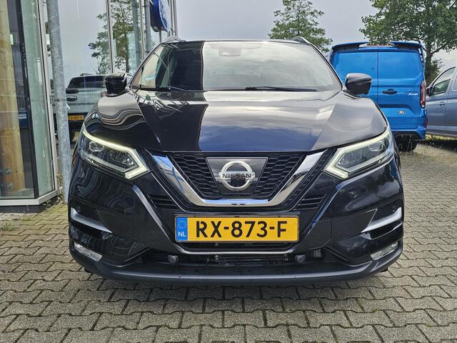 Nissan QASHQAI 1.2 Business Edition 115 pk Automaat | Led verlichting | Panoramadak | Half leder | 360 camera | Stoelverwarming | Trekhaak | Perfect onderhouden etc.