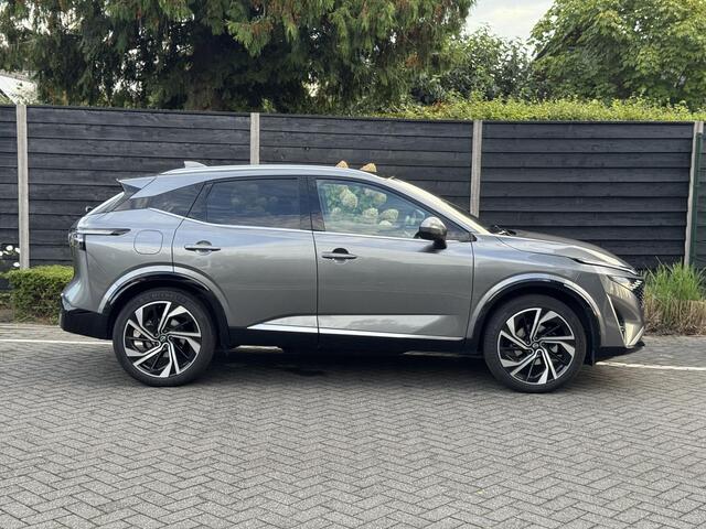 Nissan QASHQAI Tekna Plus 1.3 MHEV 158PK Xtronic Automaat Navigatie, Rondomzichtcamera, Leder & Alcantara, Panoramadak, Stoel, Stuur & Voorruitverwarming, Massage, Memory