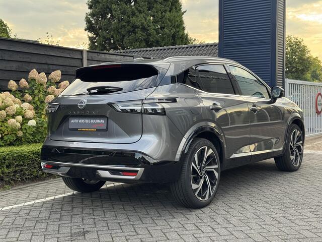 Nissan QASHQAI Tekna Plus 1.3 MHEV 158PK Xtronic Automaat Navigatie, Rondomzichtcamera, Leder & Alcantara, Panoramadak, Stoel, Stuur & Voorruitverwarming, Massage, Memory