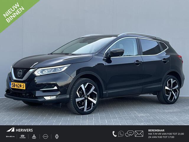 Nissan QASHQAI 1.2 Tekna / Automaat / 100% Dealeronderhouden / Trekhaak / Navigatie full map / Panoramadak / Stoelverwarming / Keyless Entry & Start /