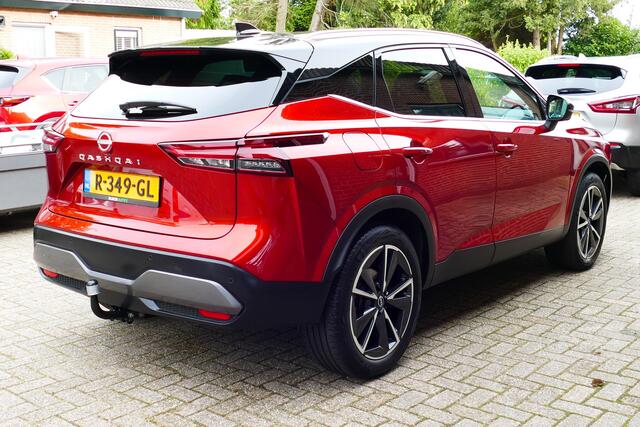 Nissan QASHQAI 1.3 MHEV Xtronic Tekna Plus. Panodak, 360 Camera, Haak 1800kg