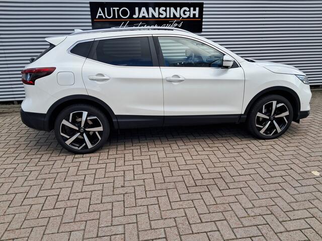 Nissan QASHQAI 1.3 DIG-T Tekna met Panoramadak! | Clima | Cruise | Navigatie | PDC | Trekhaak | Ndl auto | RIJKLAARPRIJS INCL 12 MAANDEN GARANTIE EN BEURT