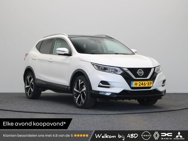 Nissan QASHQAI 140pk DIG-T Tekna | Stoelverwarming | Navigatie | Velgen Lichtmetaal | Panoramadak | Rondomzicht camera | Keyless entry |