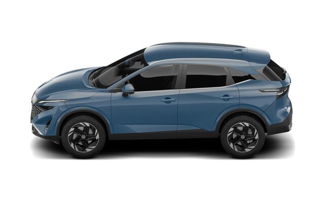 Nissan QASHQAI N-Connecta + Panoramisch glazen dak + Cold Pack e-Power 190 | 12.3" TFT digitale cockpit | Audiosysteem met DAB, Apple Carplay & Android Auto, USB-aansluiting, stuurwielbediening en 6 luidsprekers | Blind Spot Warning & Intervention (BSW + BSI)