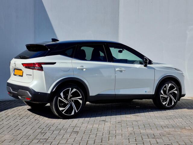 Nissan QASHQAI 1.5 e-Power Tekna Plus / All Season banden / Lederen bekleding met massagefunctie / Head-up Display / Elektrische kofferbak / Panoramadak /