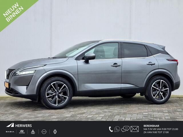 Nissan QASHQAI 1.3 MHEV Tekna / Trekhaak ( 1.400 kg ) / All season banden / Apple carplay / Android auto / Head-up Display / Elektrische kofferbak