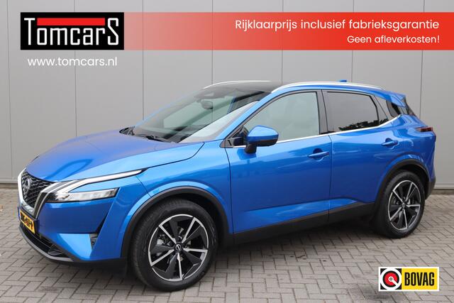 Nissan QASHQAI 1.3DIG-T 140PK Hybrid Tekna Pano-dak/Navigatie/Keyfree/Elektr.-klep