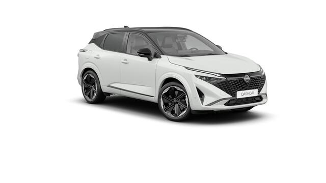 Nissan QASHQAI N-Design + Panoramisch glazen dak + Cold Pack e-Power | 12.3" TFT digitale cockpit | Audiosysteem met DAB, Apple Carplay & Android Auto, USB-aansluiting, stuurwielbediening en 6 luidsprekers | Blind Spot Warning & Intervention (BSW + BSI)