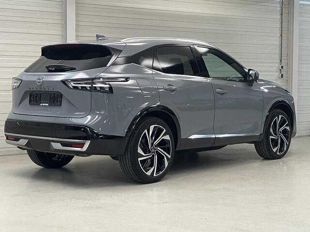 Nissan QASHQAI 1.3 MHEV Xtronic Tekna Plus / 1800kg Trekgewicht / Panoramadak / Lederen Bekleding / Bose Audio / Elektrische Stoelen met Geheugen / Google Maps Navigatie / Stoel- en Stuurverwarming / Verwarmde Voorruit / 360 Graden Camera /