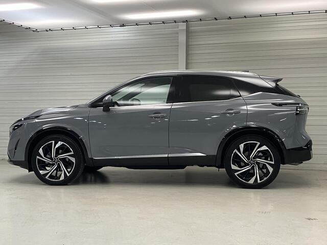 Nissan QASHQAI 1.3 MHEV Xtronic Tekna Plus / 1800kg Trekgewicht / Panoramadak / Lederen Bekleding / Bose Audio / Elektrische Stoelen met Geheugen / Google Maps Navigatie / Stoel- en Stuurverwarming / Verwarmde Voorruit / 360 Graden Camera /