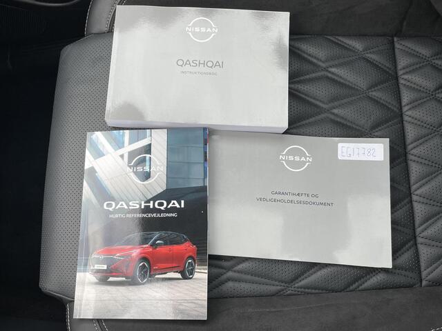 Nissan QASHQAI 1.3 MHEV Xtronic Tekna Plus / Nieuw Model / Facelift / 1800kg Trekgewicht / HUD / Apple Carplay Android Auto / Panoramadak / Stuur-, Stoel en Voorruitverwarming / Elektrische achterklep / Stoel met massage functie
