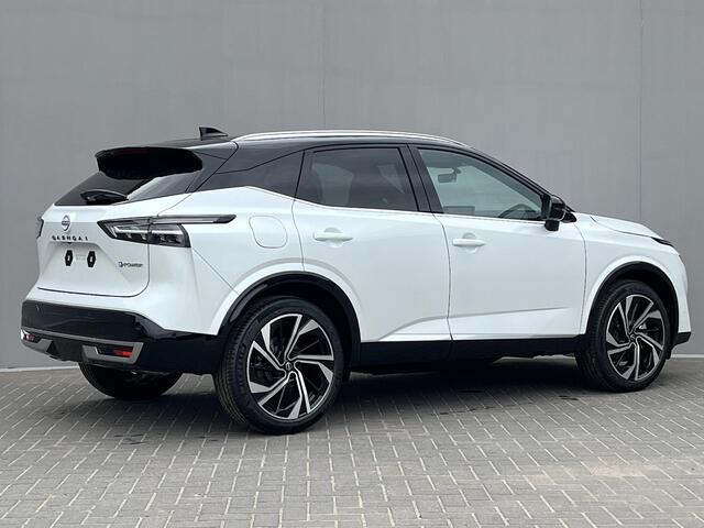 Nissan QASHQAI 1.5 ePower Tekna Plus / NIEUW uit voorraad leverbaar! / Panoramadak / HUD / 360° Camera / Google Maps Navigatie / Stuur- en Stoelverwarming / Voorruitverwarming / Keyless Entry & Start / Massagefunctie / Elektrisch Verstelbare Voorstoelen met geheugenset 