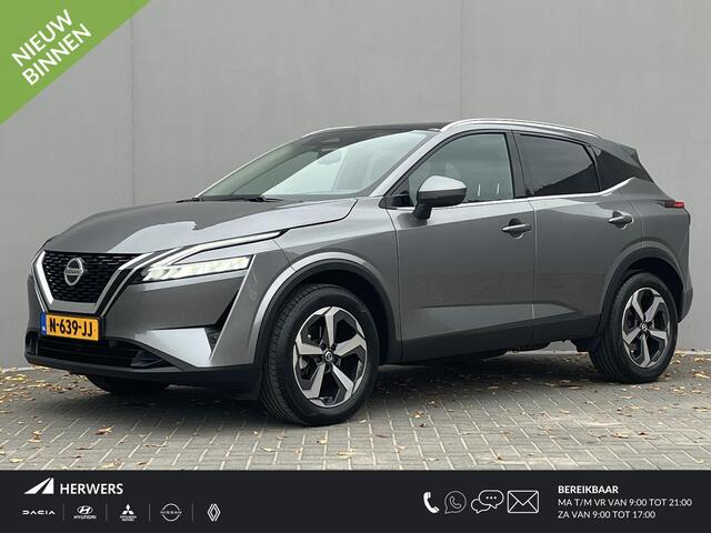 Nissan QASHQAI 1.3 MHEV Xtronic Premiere Edition / Unieke km-stand! / 100% Dealeronderhouden / Panoramadak / 360° Camera / HUD / Apple Carplay & Android Auto / Navigatie full map / Keyless Entry & Start / Adaptieve Cruise Control / Climate Control /