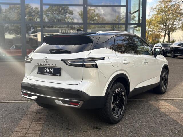 Nissan QASHQAI 1.3 MHEV Xtronic N-Connecta FABRIEKSGARANTIE| STOEL/STUURVERWARMING| HEAD-UP| VOORUITVERW.| ELEK. ACHTERKLEP| 360 CAM|