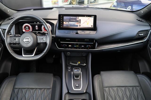 Nissan QASHQAI 1.3 MHEV Xtronic Business Premium | Adap. Cruise | Leder | 360 Camera | HUD | Bose | Panoramadak | Stoel-/Stuurverwarming