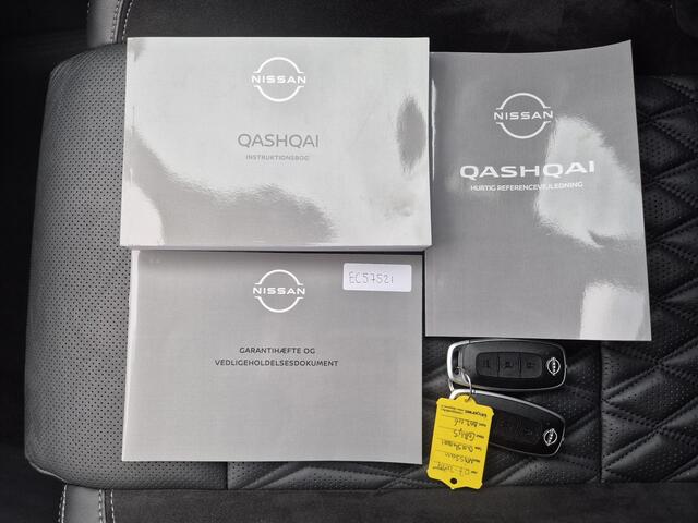 Nissan QASHQAI 1.3 MHEV Xtronic Tekna Plus Automaat / Nieuw model / Facelift / HUD / Panoramadak / Trekgewicht 1800 kg / Stuur-, Stoel en Voorruit verwarming / Elektrische achterklep / Stoel met massage functie /