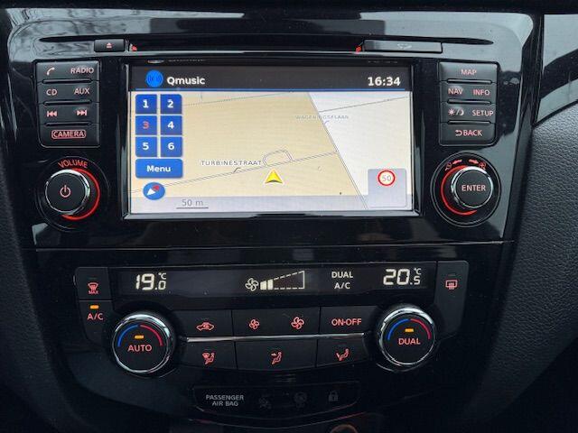 Nissan QASHQAI 1.6 Turbo 164pk N-Vision Airco/ECC,Navigatie,Camera,Panoramadak,Leder/Alcantara Interieur