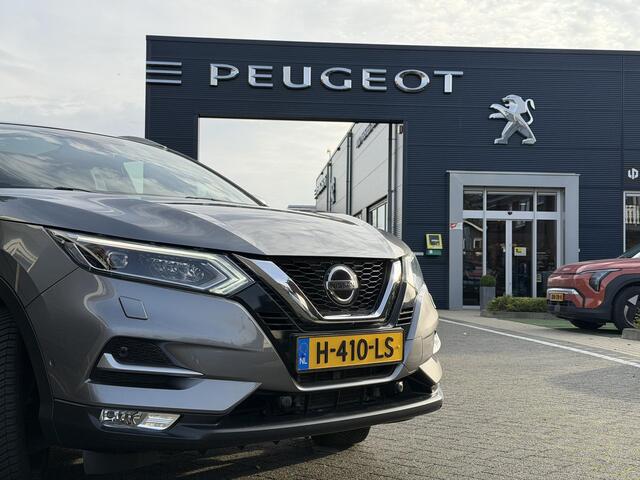 Nissan QASHQAI Tekna + 1.2 115PK X-tronic CVT Automaat Navigatie, Rondomzichtcamera, Keyless, Leder, Panoramadak, Stoelverwarming, Voorruitverwarming
