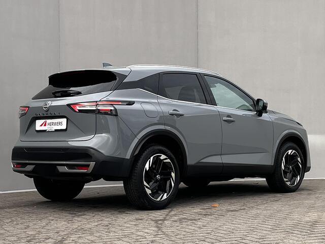 Nissan QASHQAI 1.3 MHEV Xtronic N-Connecta / Fabrieksgarantie tot 03-2028 < 100.000km ** / Facelift Nieuw Model / Cold Pack / HUD / Trekgewicht 1800 kg / Stuur-, Stoel en Voorruit verwarming / Elektrische achterklep / Camera 360° / Adaptief CC / Apple Carplay Android Au