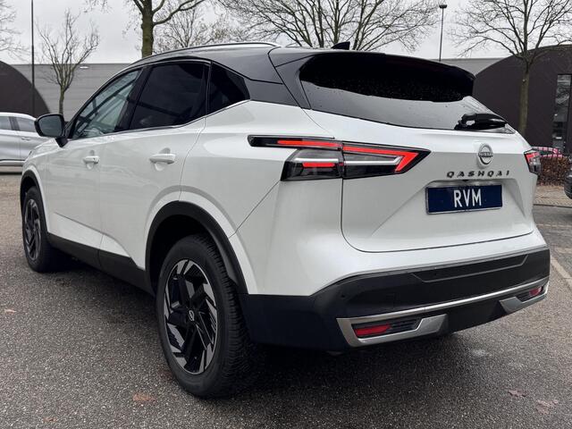 Nissan QASHQAI 1.3 MHEV Xtronic N-Connecta FABRIEKSGARANTIE| PANO| VOORRUITVERWARMING| STOEL + STUUR VERWARMING| 360 CAMERA| DODE HOEK| HEAD-UP| ELEK. ACHTERKLEP