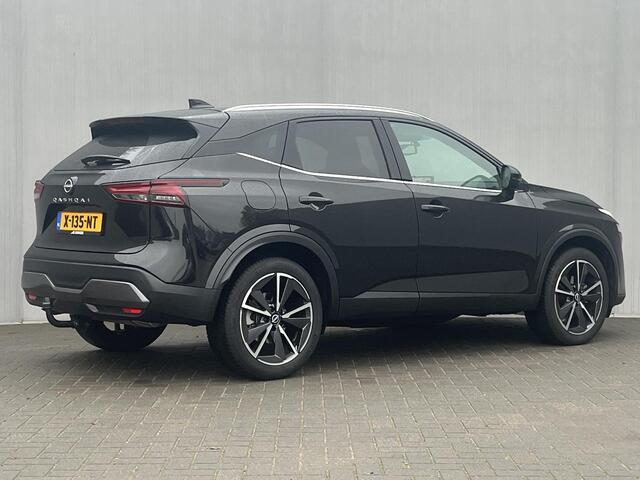 Nissan QASHQAI 1.3 MHEV Xtronic Tekna / Vaste Trekhaak 13-polig (Trekgewicht 1.800kg) / all seasons / Panoramadak / HUD / 360° Camera / Apple Carplay & Android Auto / Navigatie full map / Keyless Entry & Start / Elektrisch Verstelbare Bestuurdersstoel / Elektrische Ac