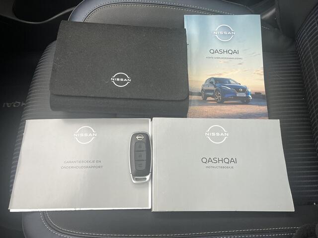 Nissan QASHQAI 1.3 MHEV Xtronic Tekna / Vaste Trekhaak 13-polig (Trekgewicht 1.800kg) / all seasons / Panoramadak / HUD / 360° Camera / Apple Carplay & Android Auto / Navigatie full map / Keyless Entry & Start / Elektrisch Verstelbare Bestuurdersstoel / Elektrische Ac