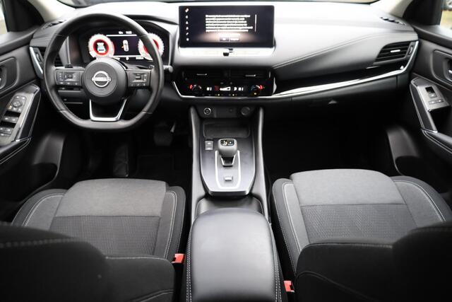 Nissan QASHQAI 1.3 MHEV Xtronic N-Connecta STOEL/STUUR/RUITVERW. CARPLAY 360-CAMERA DAB CRUISE-ADAPTIVE CLIMA NAVI LANE-ASSIST VOICE 2XPDC 18''LMV ENZ..