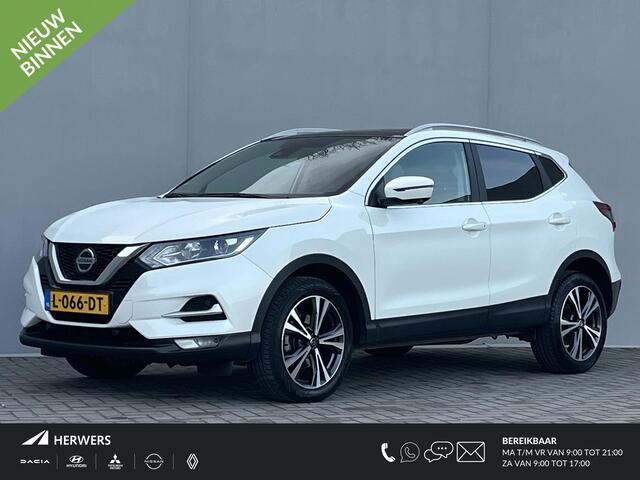 Nissan QASHQAI 1.3 DIG-T Design Edition / Trekhaak 1500kg) / Dealeronderhouden / Panoramadak / Climate Control / Cruise Control / Rondzichtcamera / Apple Carplay/Android Auto / Navigatie /