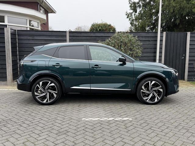 Nissan QASHQAI Tekna Plus 1.3 MHEV 158PK Xtronic Automaat Navigatie, Rondomzichtcamera, Keyless, Panoramadak, Stoel, Stuur en Voorruitverwarming, Massage