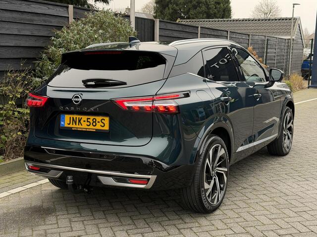 Nissan QASHQAI Tekna Plus 1.3 MHEV 158PK Xtronic Automaat Navigatie, Rondomzichtcamera, Keyless, Panoramadak, Stoel, Stuur en Voorruitverwarming, Massage