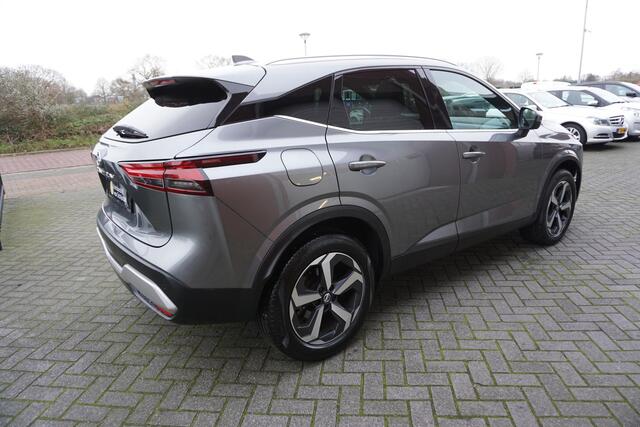 Nissan QASHQAI 1.3 MHEV 158PK XTRONIC TEKNA LUXE KEURIGE NETTE STAAT 360CAMERA PANORAMADAK ZWARTE HEMEL ANDROID-APPLECARPLAY NAVI CLIMA ADAPTIEVE CRUISE PDC V+A 18INCH LEDER KEYLESS FULL LED ENZ...
