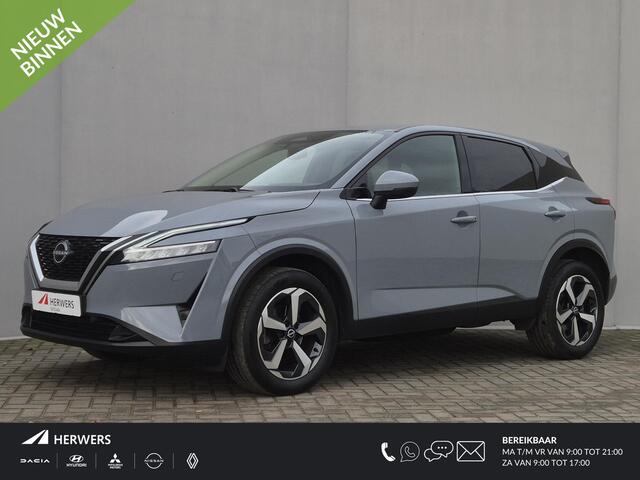 Nissan QASHQAI 1.3 MHEV Xtronic N-Connecta Automaat / Fabrieksgarantie tot 03-2026<100.000 / Dealer onderhouden / Cold Pack / Trekgewicht 1.800 Kg / Adaptief CC / Head Up Display / Rondomzicht camera /